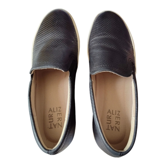 Naturalizer  Marianne Slip-on Sneaker Black Leather Womens 7M - Picture 11 of 11